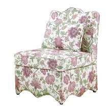 Hemsworth Accent Chair – Jacobean Floral Blossom Pink
