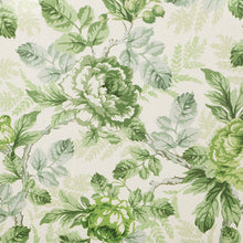 Hemsworth Accent Chair – Seaside Cabbage Rose Green/White