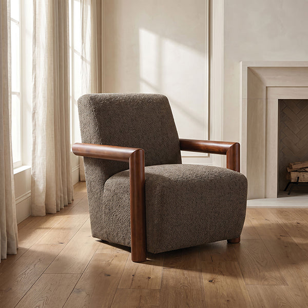 Esher Accent Chair – Deep Brown