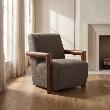 Esher Accent Chair – Deep Brown