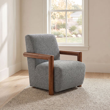 Esher Accent Chair – Sky Gray