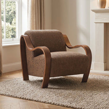 Niari Accent Chair – Caramel Brown