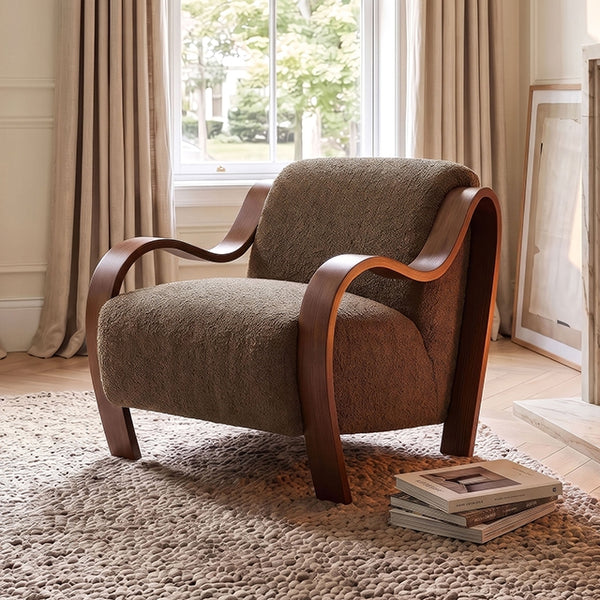 Niari Accent Chair – Deep Brown