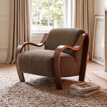 Niari Accent Chair – Deep Brown