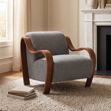 Niari Accent Chair – Sky Gray