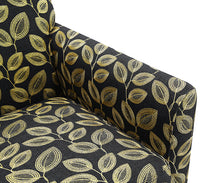 Ivey Acent Chair – Botanical Black/Gold