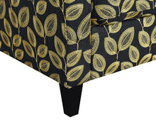Ivey Acent Chair – Botanical Black/Gold
