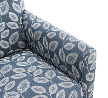 Ivey Acent Chair – Botanical Blue/Egret White