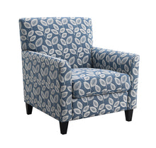Ivey Acent Chair – Botanical Blue/Egret White