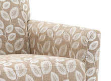 Ivey Acent Chair – Botanical Warm Mocha/Egret White