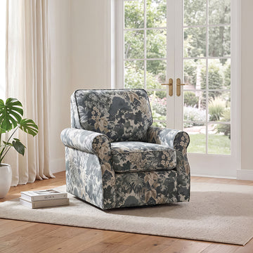 Penryn Swivel Accent Chair – Topiary Green