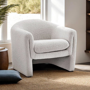 Bedale Accent Chair – White
