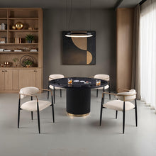 Frascone 5 Pc Dining Table Set – Black