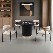 Frascone 5 Pc Dining Table Set – Black