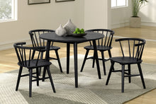 Yate 5 Pc Dining Table Set – Black