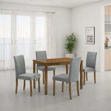 Worland 5 Pc Dining Table Set – Medium Oak