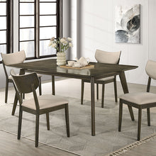 Huttwil 5 Pc Counter Ht. Table Set – Dark Walnut/Beige