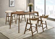 Ebikon 5 Pc Counter Ht Table Set – Walnut