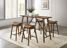 Klamath 5 Pc Counter Ht Table Set – Walnut