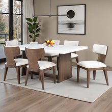 Caerwys 7 Pc Dining Table Set – Brown