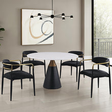 Hobro 5 Pc Dining Table Set – Black