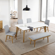 Mandier 5 Pc Dining Table Set – Natural