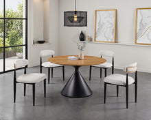 Athan 5 Pc Dining Table Set – Oak/Black