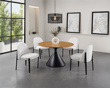 Athan 5 Pc Dining Table Set – Oak/Black