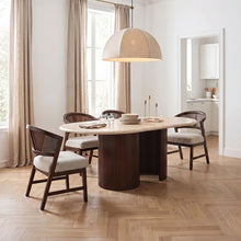 Narvik 5 Pc Dining Table Set – Light Beige/Walnut