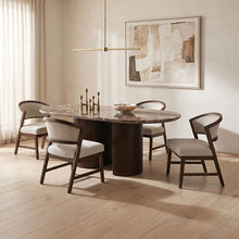 Narvik 5 Pc Dining Table Set – Dark Brown/Walnut