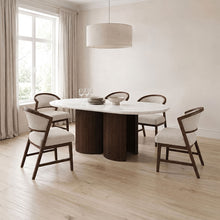 Narvik 5 Pc Dining Table Set – White/Walnut