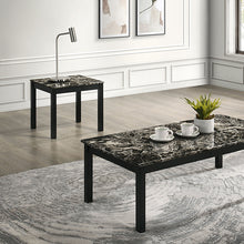 Findlay 3 Pc Table Set – Black/White