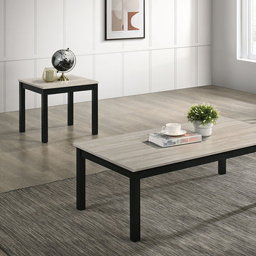 Findlay 3 Pc Table Set – Light Gray