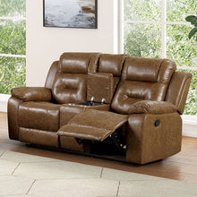 Ezekius Reclining Sofa & Loveseat Set – Brown