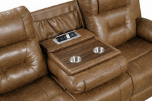 Ezekius Reclining Sofa & Loveseat Set – Brown
