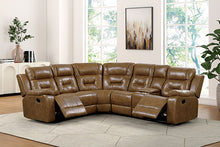 Ezekius Manual Sectional – Brown