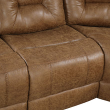 Ezekius Manual Sectional – Brown