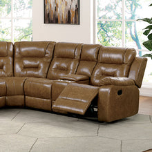 Ezekius Manual Sectional – Brown