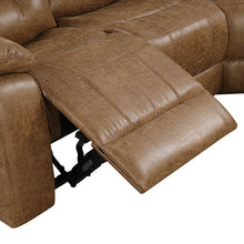 Ezekius Manual Sectional – Brown