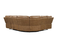 Ezekius Manual Sectional – Brown