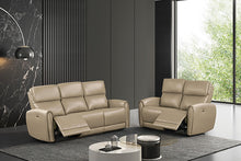 Schlieren Power Reclining Sofa & Loveseat Set – Beige