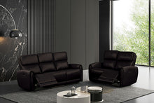 Schlieren Power Reclining Sofa & Loveseat Set – Black