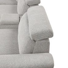Hieronimus Power Sectional – Light Gray