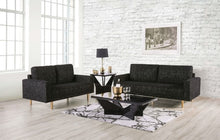 Elverum Sofa & Loveseat Set – Black