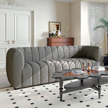Aversa Sofa & Loveseat Set – Charcoal Gray