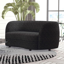 Versoix Sofa & Loveseat Set – Black