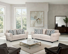 Viviani Sofa + Loveseat – Light Brown/Taupe