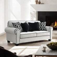 Viviani Sofa & Loveseat Set – White