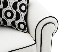 Viviani Sofa & Loveseat Set – White