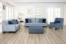 Colindale Sofa & Loveseat Set – Gray/Blue